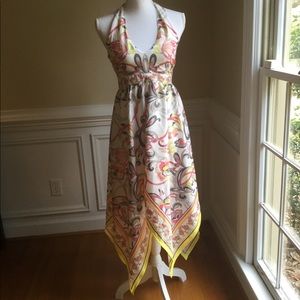 h&m handkerchief dress